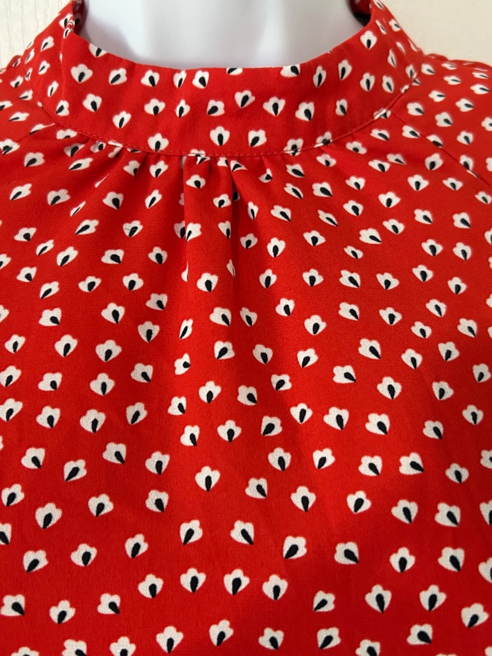 Dress Banana Republic Long Sleeve Preppy Classic Cherry Girl - Picture 3 of 10